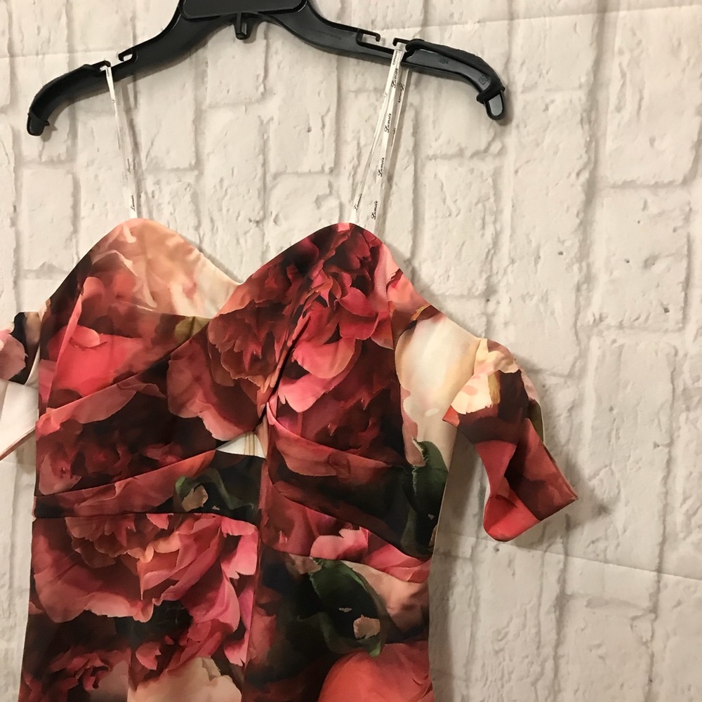 NWT Lumiere by Bariano Floral Off the Shoulder - Picture 5 of 10